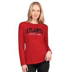 Atlanta Falcons G-III 4Her by Carl Banks Women's Best Play Long Sleeve T-Shirt Red | NFL