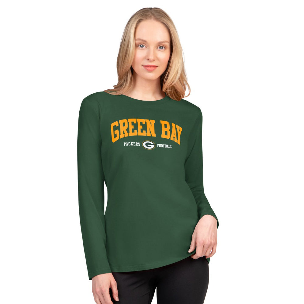 Green Bay Packers G-III 4Her by Carl Banks Women's Best Play Long Sleeve T-Shirt Green | NFL