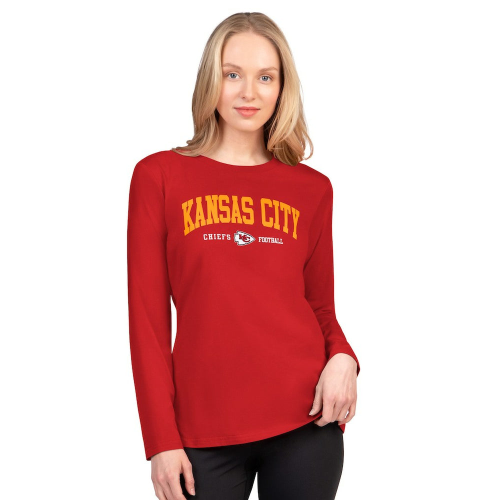 Kansas City Chiefs G-III 4Her by Carl Banks Women's Best Play Long Sleeve T-Shirt Red | NFL