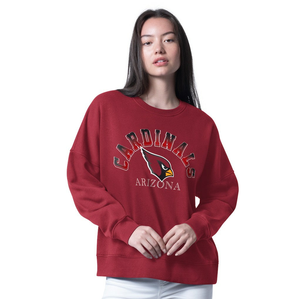 Arizona Cardinals G-III 4Her by Carl Banks Women's Oversized Feud Sweatshirt Cardinal | NFL