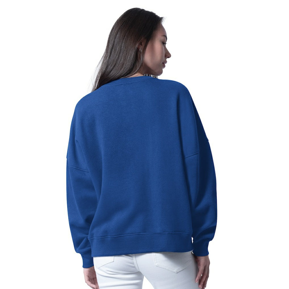 Buffalo Bills G-III 4Her by Carl Banks Women's Oversized Feud Sweatshirt Royal | NFL