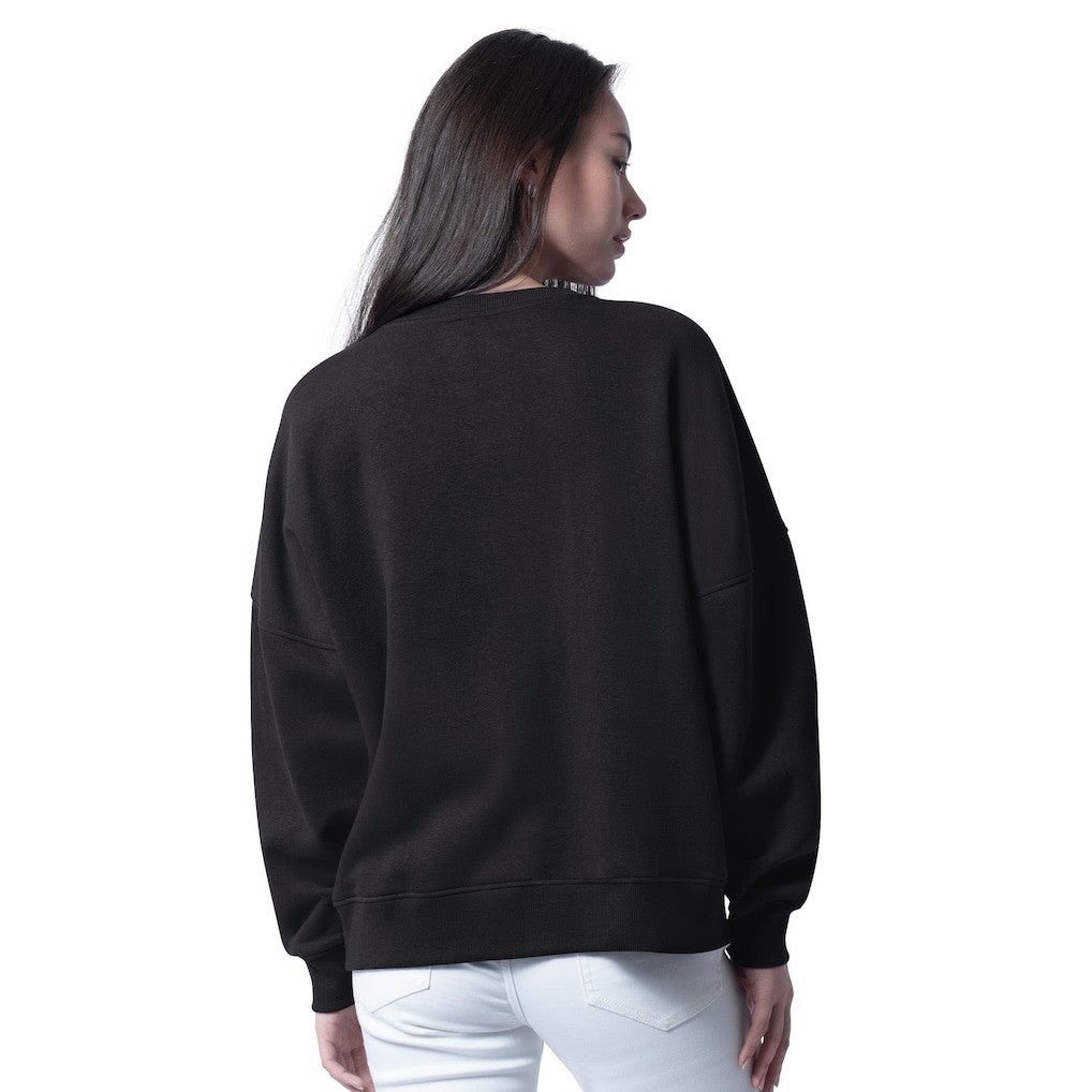 Cincinnati Bengals G-III 4Her by Carl Banks Women's Oversized Feud Sweatshirt Black | NFL