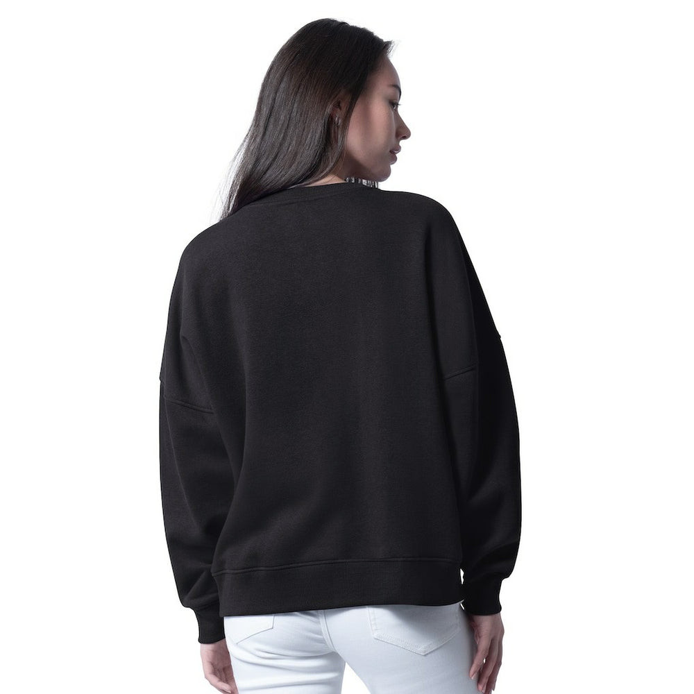 Cincinnati Bengals G-III 4Her by Carl Banks Women's Oversized Feud Sweatshirt Black | NFL