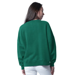New York Jets G-III 4Her by Carl Banks Women's Oversized Feud Sweatshirt Green | NFL