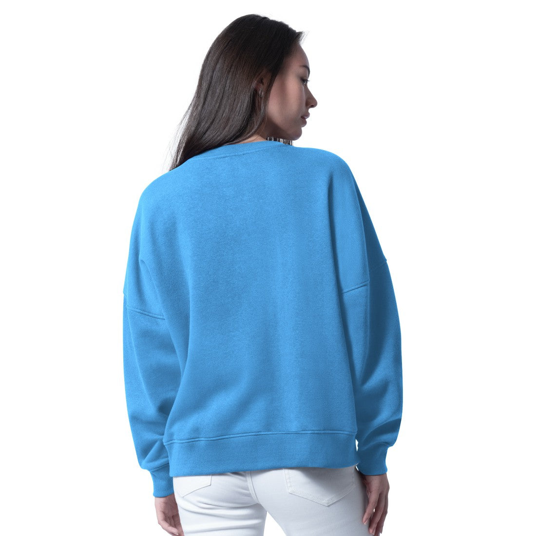 Tennessee Titans G-III 4Her by Carl Banks Women's Oversized Feud Sweatshirt Light Blue | NFL