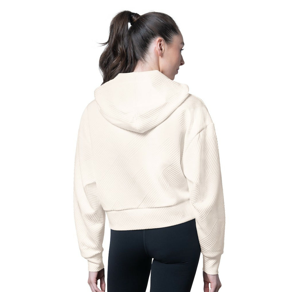 Washington Commanders MSX by Michael Strahan Women's Eleanor Full-Zip Hoodie Cream | NFL