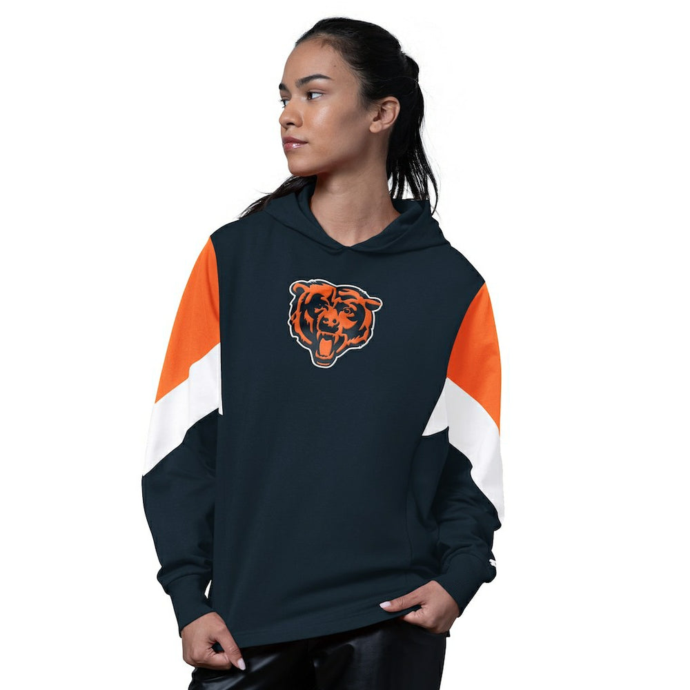Chicago Bears Starter Women's Scrimmage Hoodie Navy | NFL
