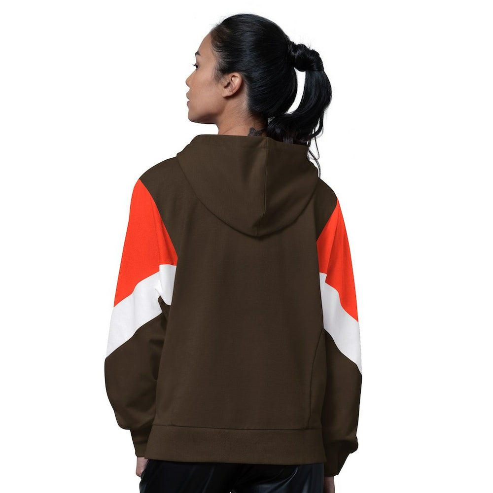 Cleveland Browns Starter Women's Scrimmage Hoodie Brown | NFL