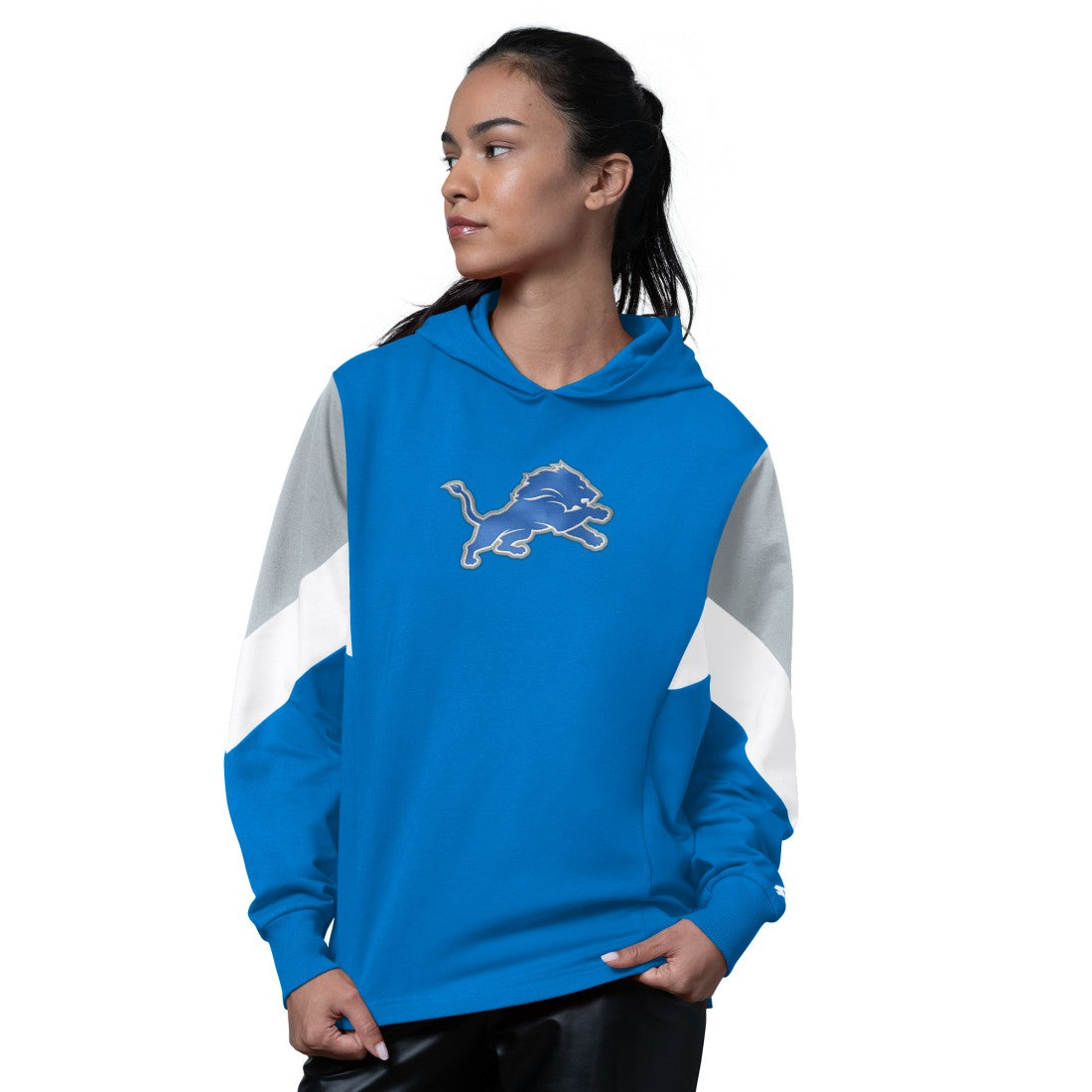 Detroit Lions Starter Women's Scrimmage Hoodie Blue | NFL