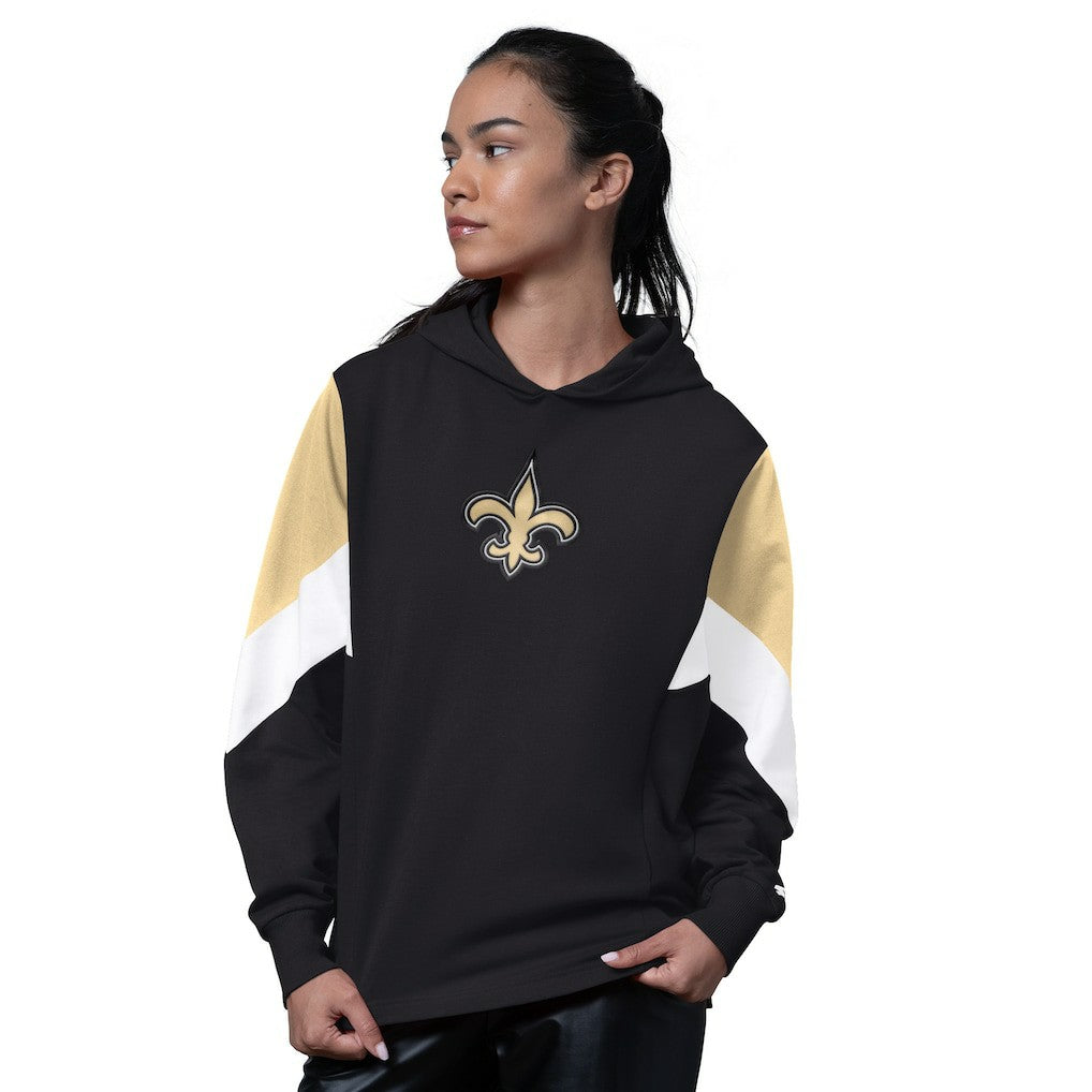 New Orleans Saints Starter Women's Scrimmage Hoodie Black | NFL