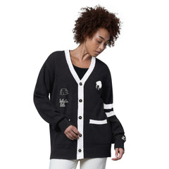 Buffalo Bills Starter Women's Back Shot Button-Up Cardigan Black | NFL