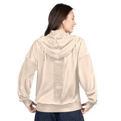 Philadelphia Eagles G-III 4Her by Carl Banks Women's Rookie Full-Zip Hoodie Tan | NFL