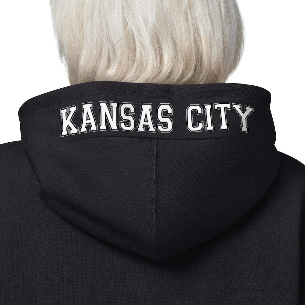 Kansas City Chiefs Starter Women's 4th Down Full-Zip Hoodie Black | NFL