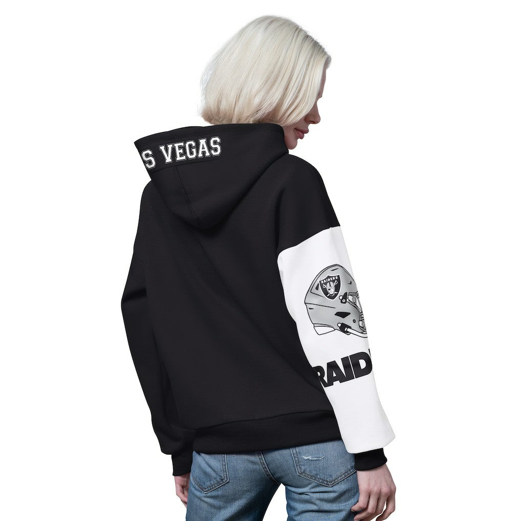 Las Vegas Raiders Starter Women's 4th Down Full-Zip Hoodie Black | NFL
