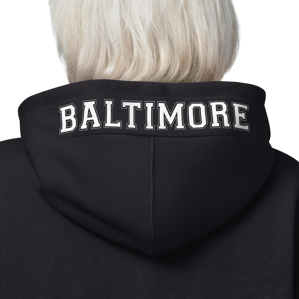 Baltimore Ravens Starter Women's 4th Down Full-Zip Hoodie Black | NFL