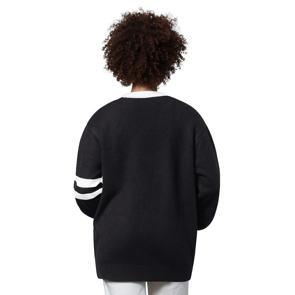 Carolina Panthers Starter Women's Back Shot Button-Up Cardigan Black | NFL