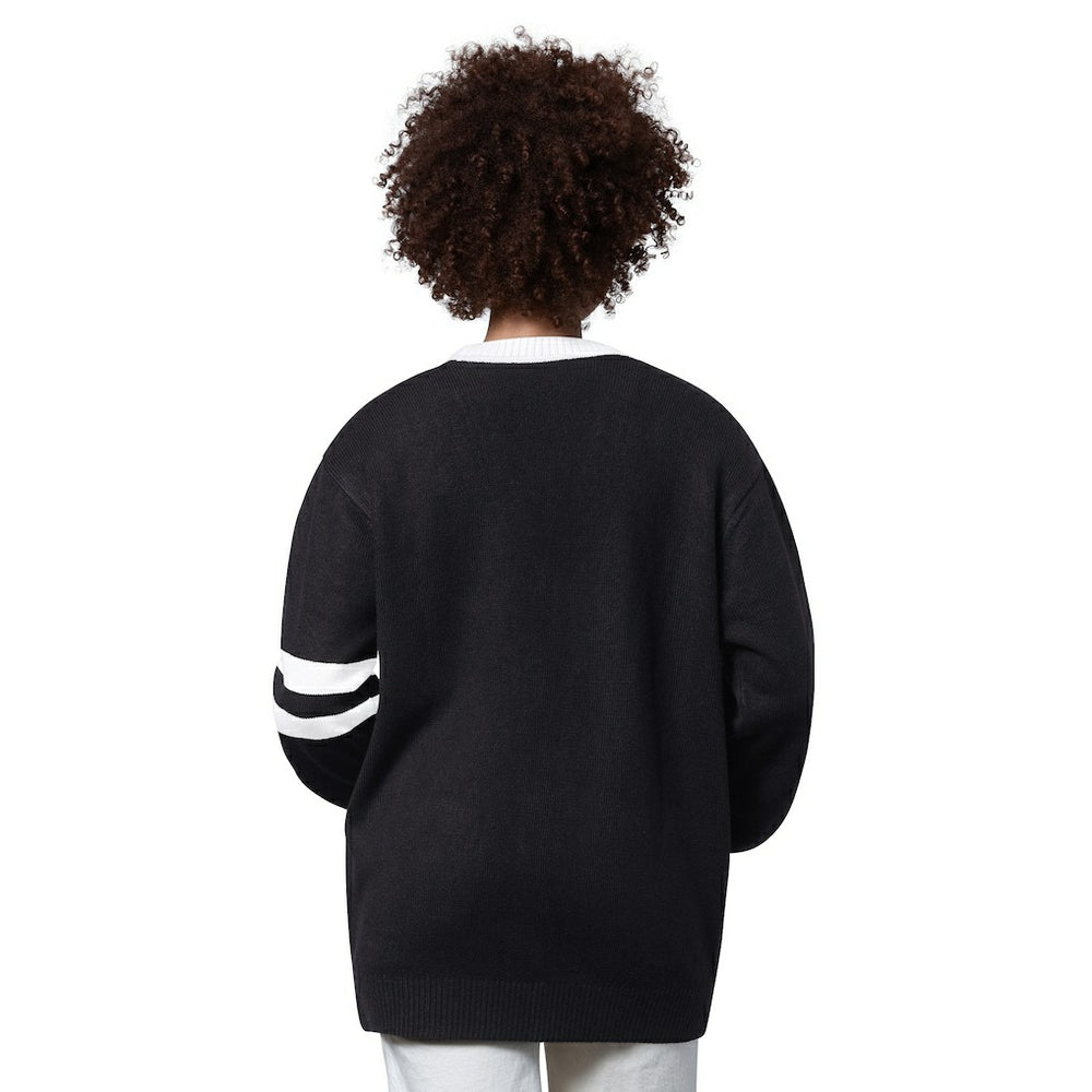 Carolina Panthers Starter Women's Back Shot Button-Up Cardigan Black | NFL