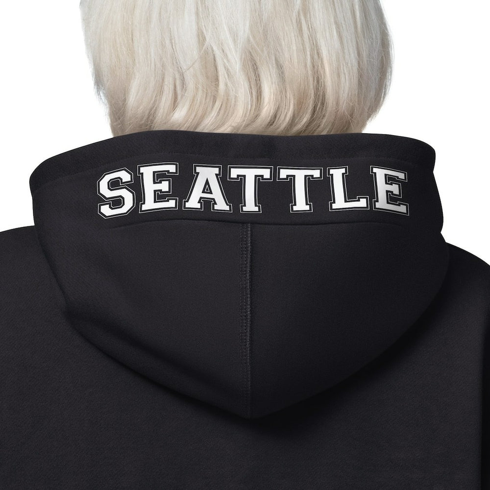 Seattle Seahawks Starter Women's 4th Down Full-Zip Hoodie Black | NFL