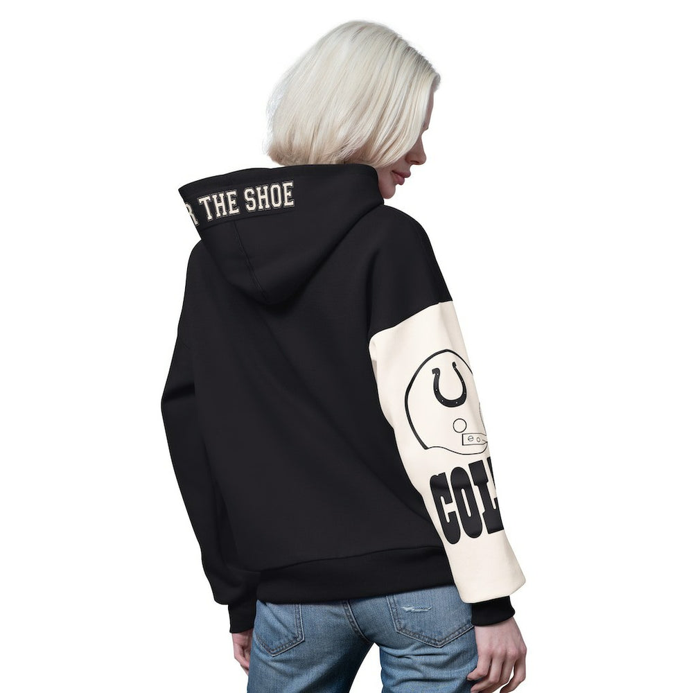 Indianapolis Colts Starter Women's 4th Down Full-Zip Hoodie Black | NFL