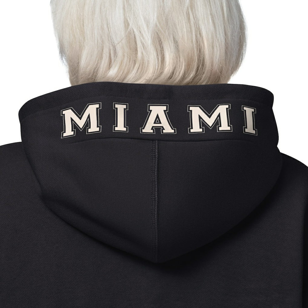 Miami Dolphins Starter Women's 4th Down Full-Zip Hoodie Black | NFL