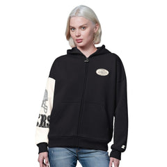 San Francisco 49ers Starter Women's 4th Down Full-Zip Hoodie Black | NFL