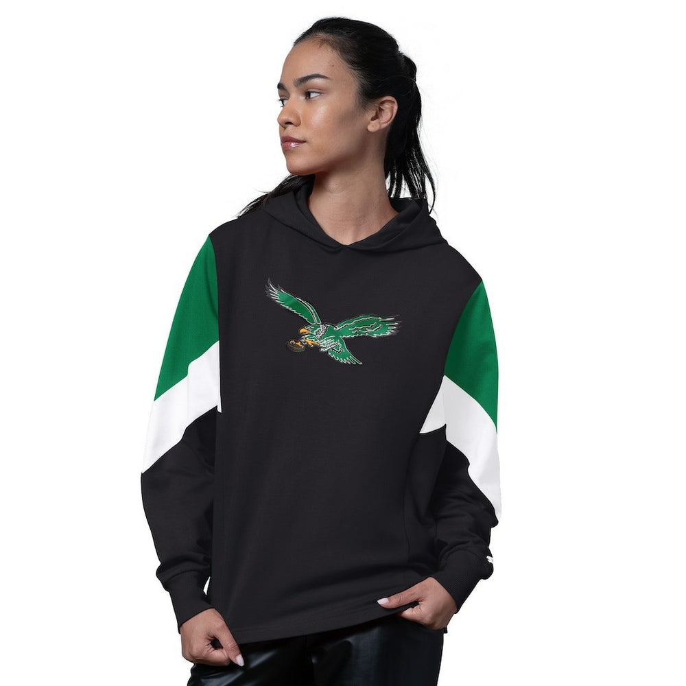Philadelphia Eagles Starter Women's Scrimmage Hoodie Black | NFL