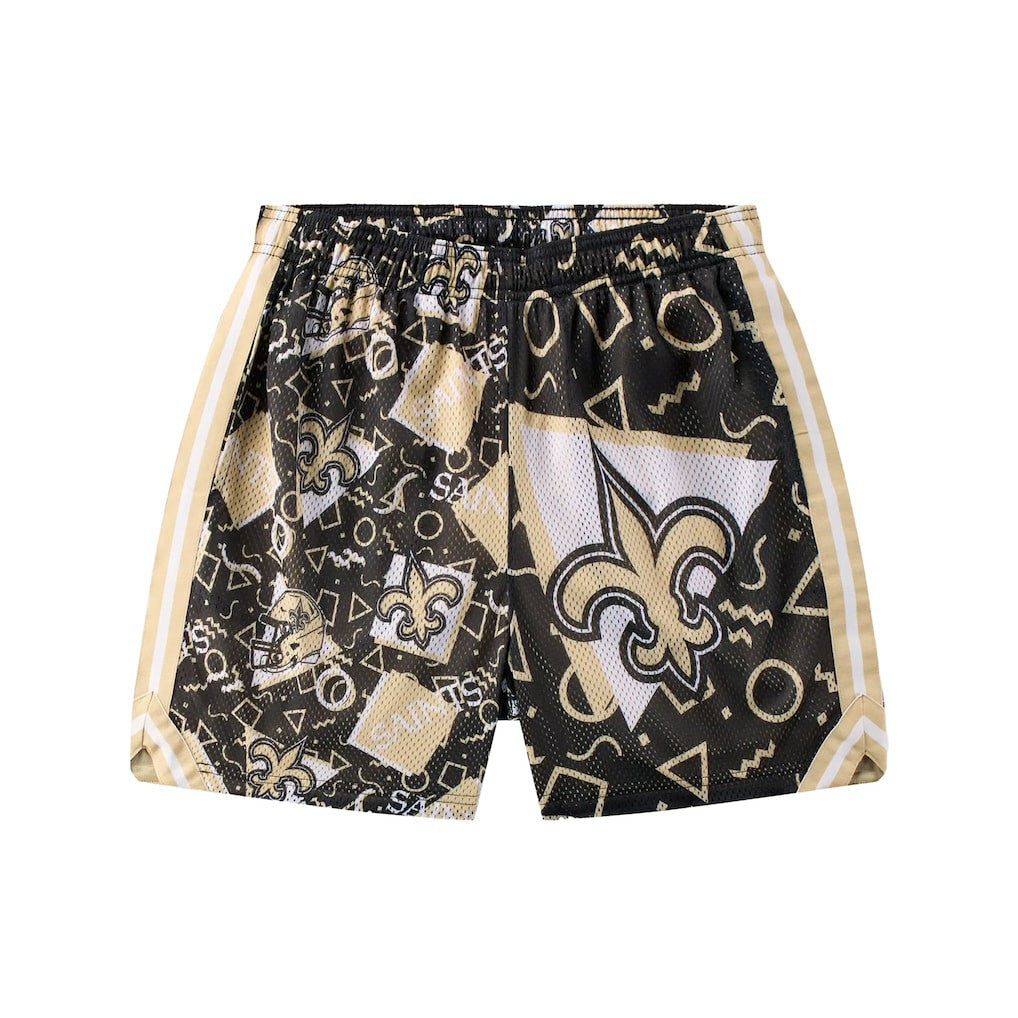 New Orleans Saints Chubbies Mesh Shorts Black | NFL