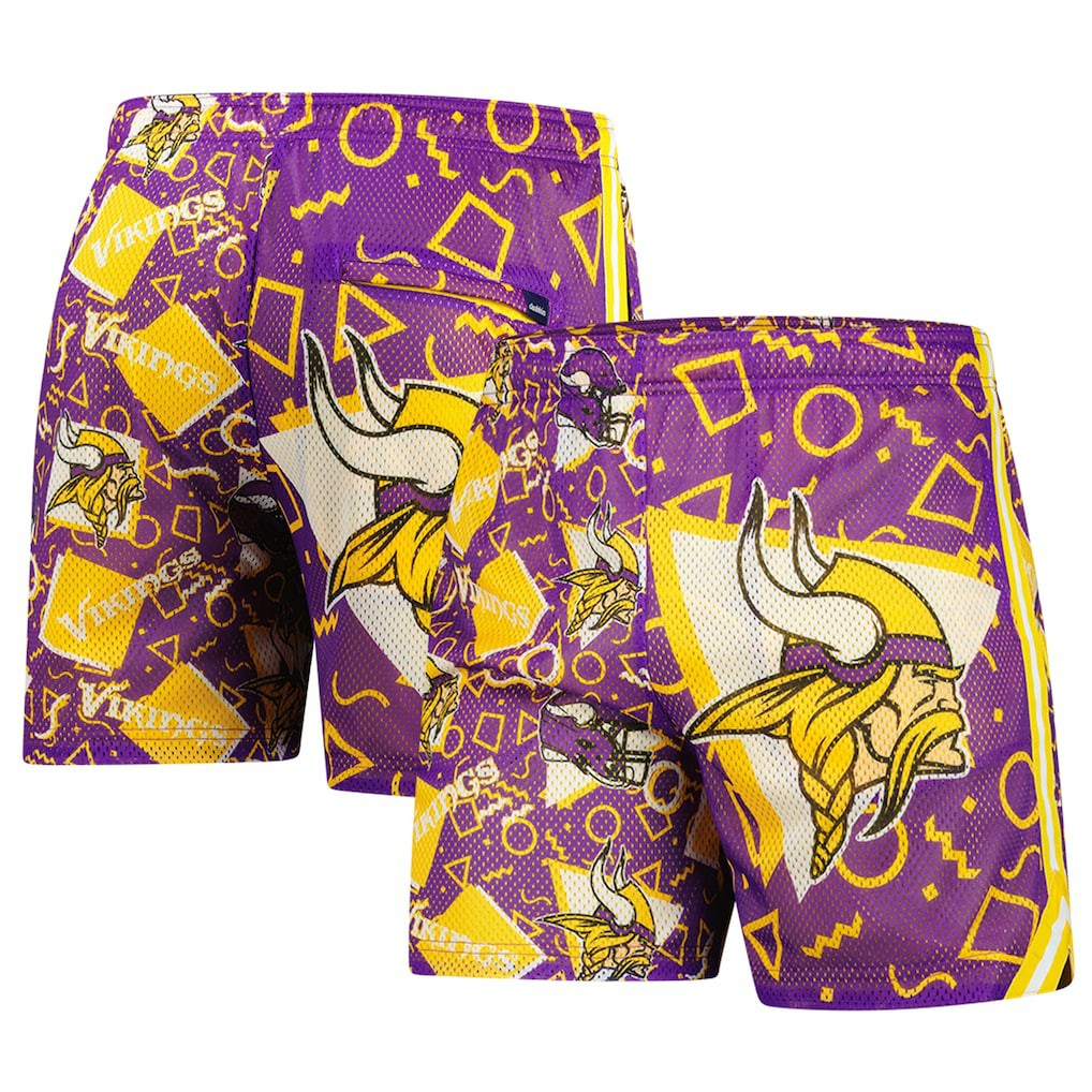 Minnesota Vikings Chubbies Mesh Shorts Purple | NFL