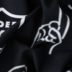 Las Vegas Raiders Chubbies The Neon 5.5" Classic Lined Swim Trunks Black | NFL