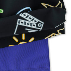 Los Angeles Rams Chubbies The Neon 5.5" Classic Lined Swim Trunks Black | NFL
