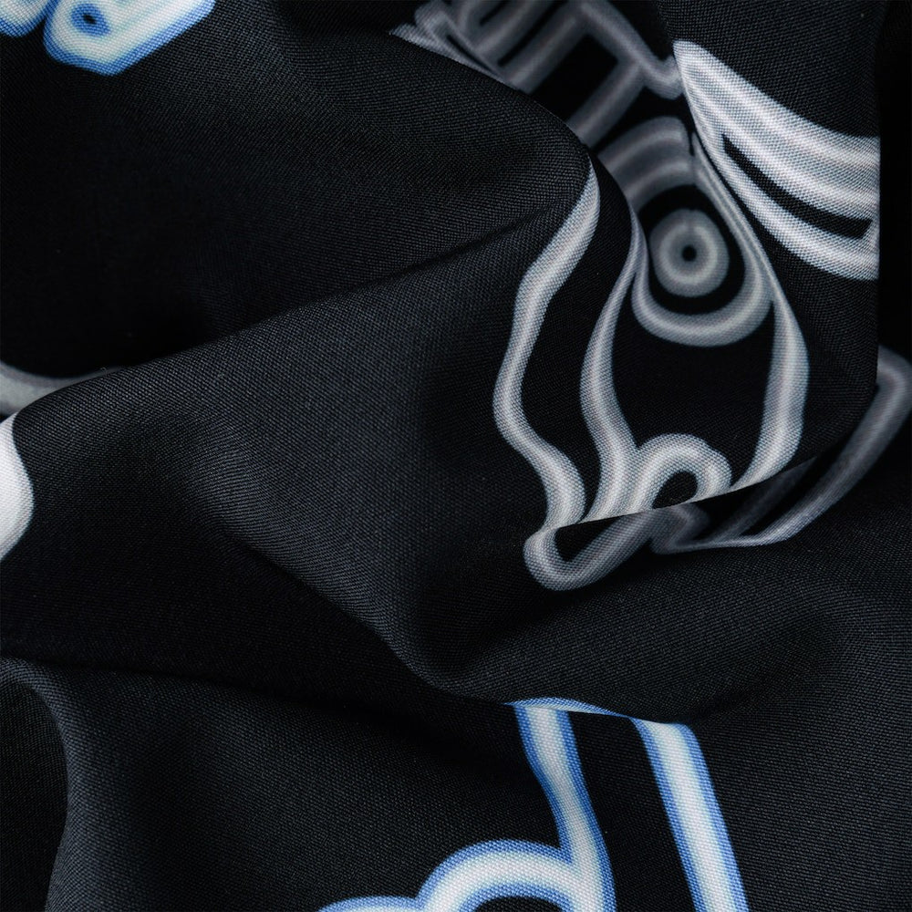 Detroit Lions Chubbies The Neon 5.5" Classic Lined Swim Trunks Black | NFL
