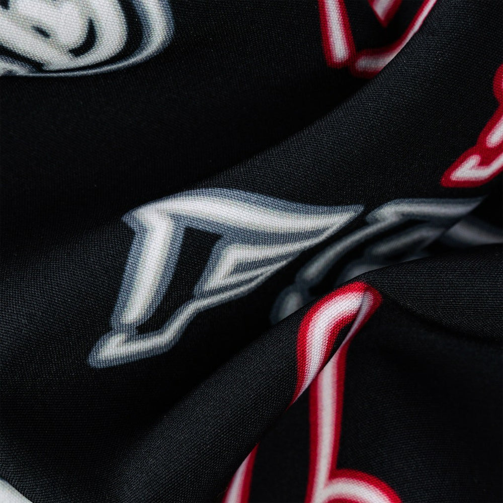 Atlanta Falcons Chubbies The Neon 5.5" Classic Lined Swim Trunks Black | NFL