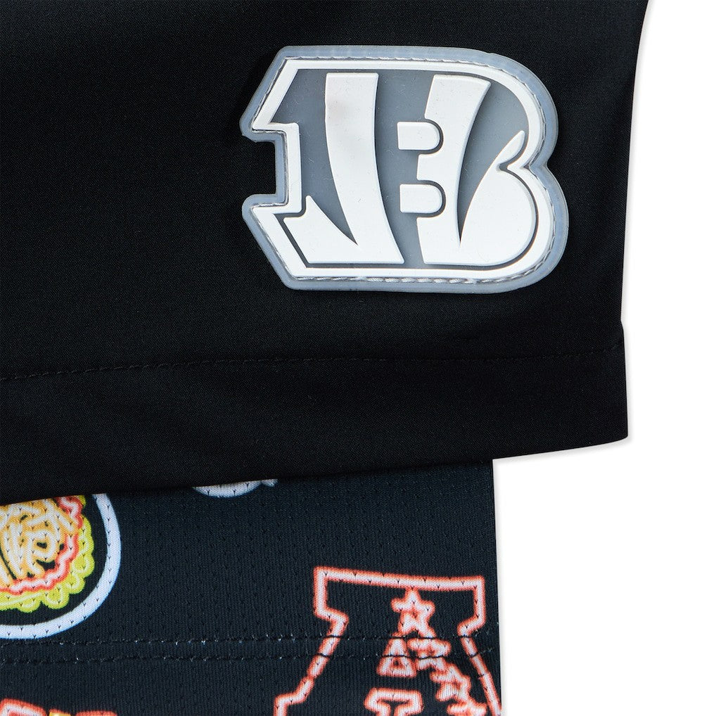 Cincinnati Bengals Chubbies 5.5" Classic Lined Swim Trunks Black | NFL