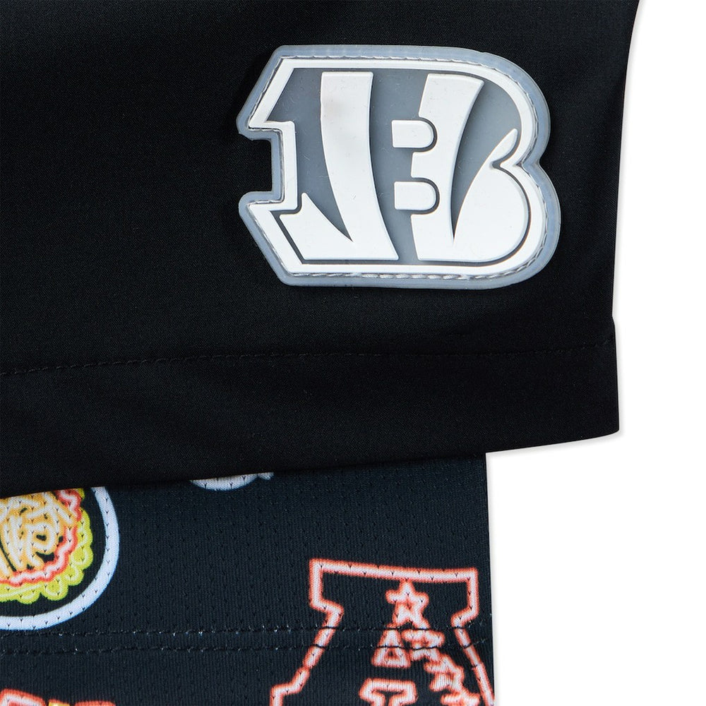 Cincinnati Bengals Chubbies 5.5" Classic Lined Swim Trunks Black | NFL