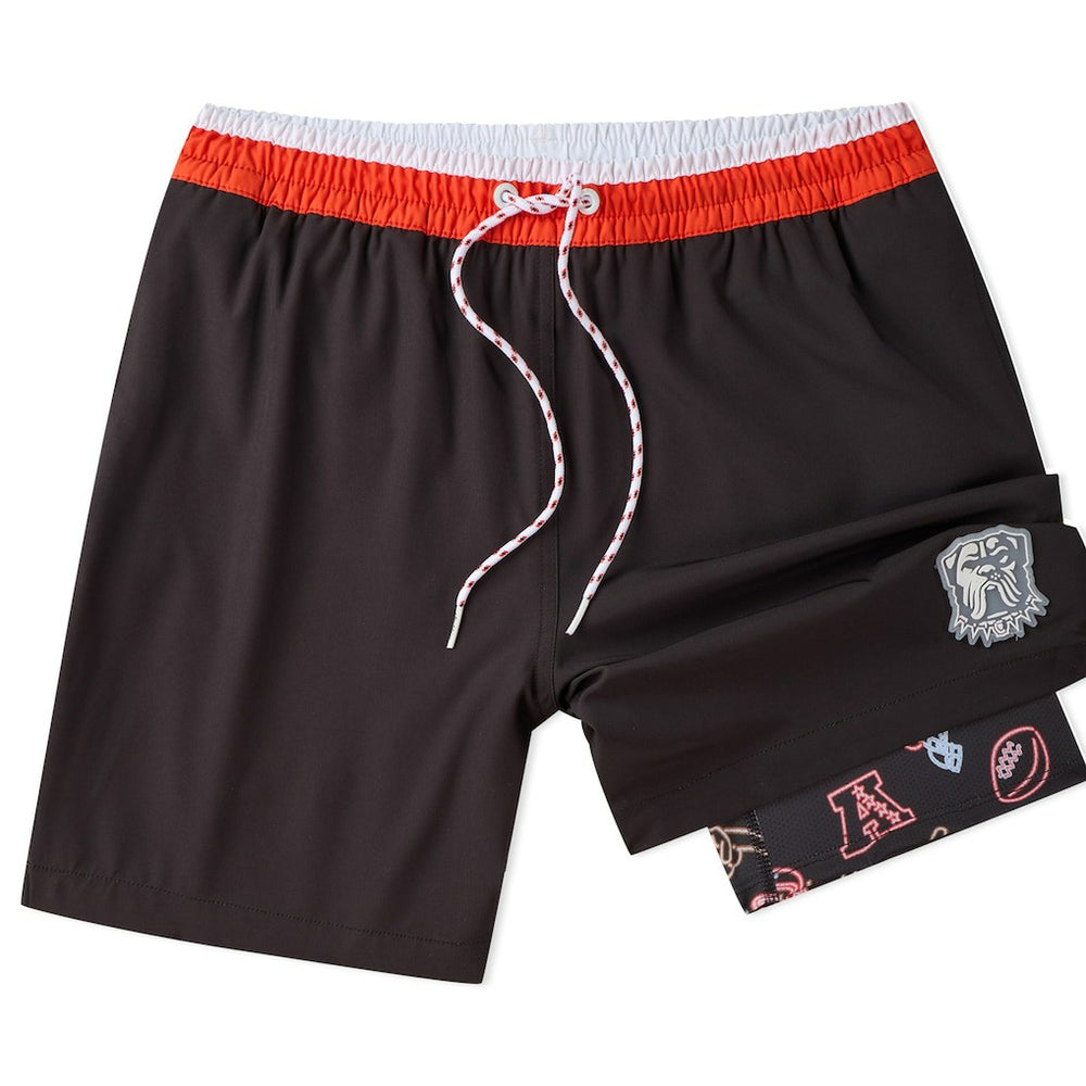 Cleveland Browns Chubbies 5.5" Classic Lined Swim Trunks Brown | NFL