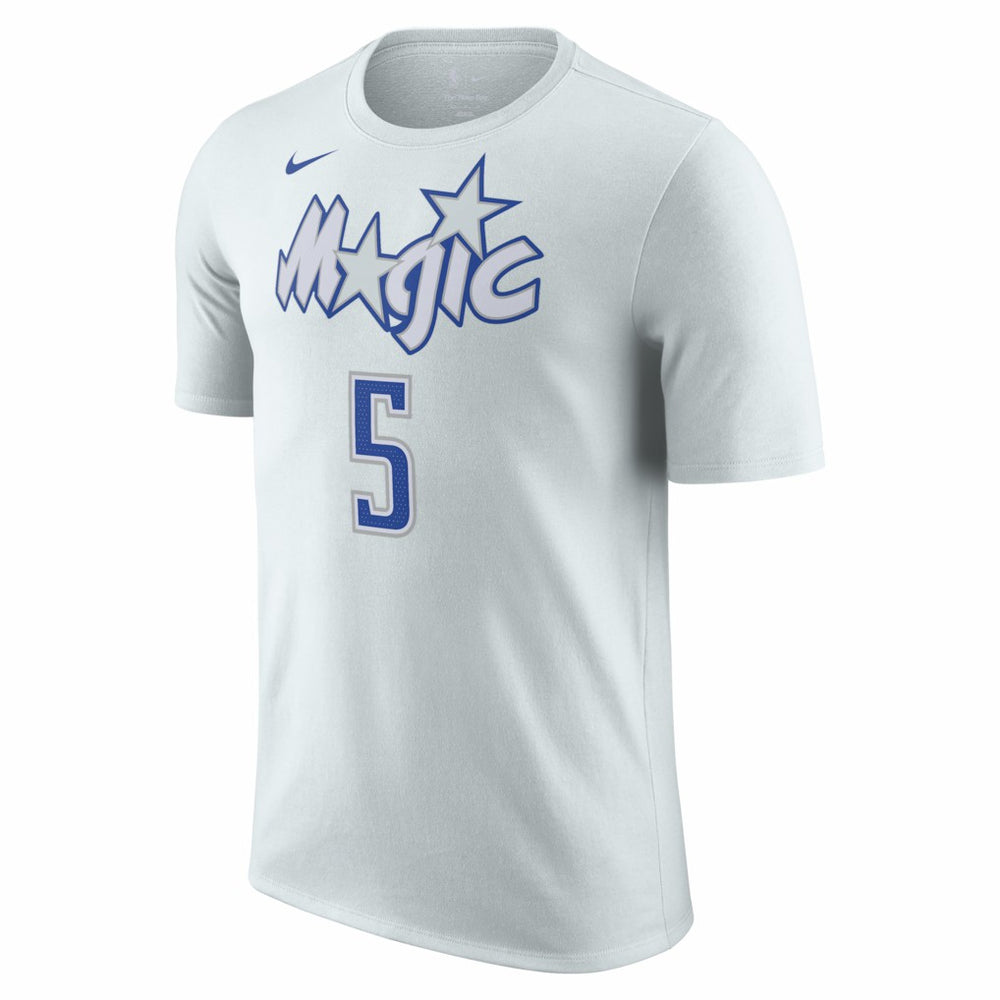 Paolo Banchero Orlando Magic Unisex 2025/26 City Edition Name & Number T-Shirt Silver - NBA