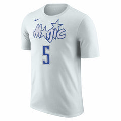 Paolo Banchero Orlando Magic Unisex 2025/26 City Edition Name & Number T-Shirt Silver - NBA