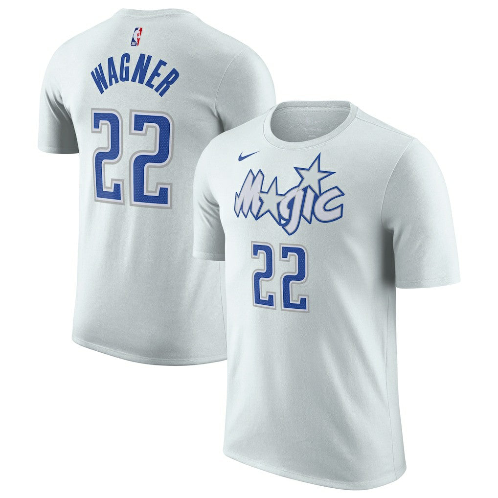 Franz Wagner Orlando Magic Unisex 2025/26 City Edition Name & Number T-Shirt Silver - NBA
