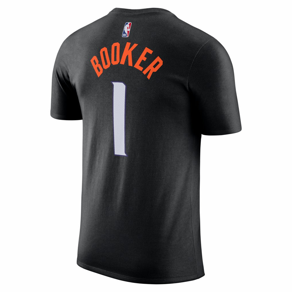 Devin Booker Phoenix Suns Unisex 2025/26 City Edition Name & Number T-Shirt Black - NBA