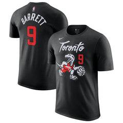 RJ Barrett Toronto Raptors Unisex 2025/26 City Edition Name & Number T-Shirt Black - NBA