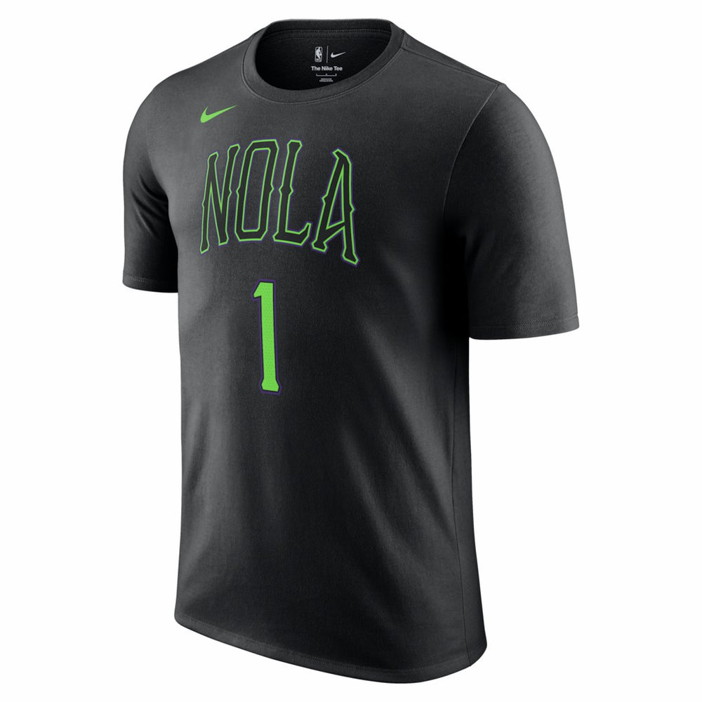 Zion Williamson New Orleans Pelicans Unisex 2025/26 City Edition Name & Number T-Shirt Black - NBA