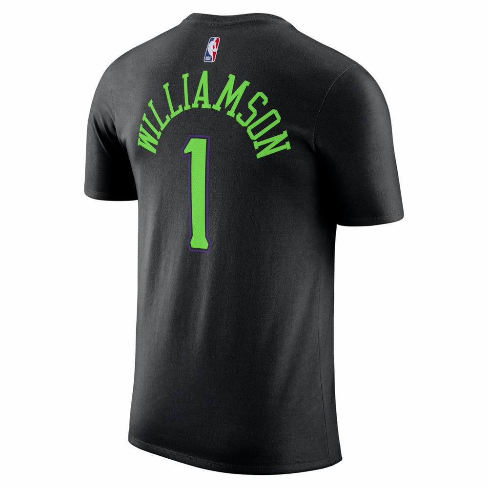 Zion Williamson New Orleans Pelicans Unisex 2025/26 City Edition Name & Number T-Shirt Black - NBA