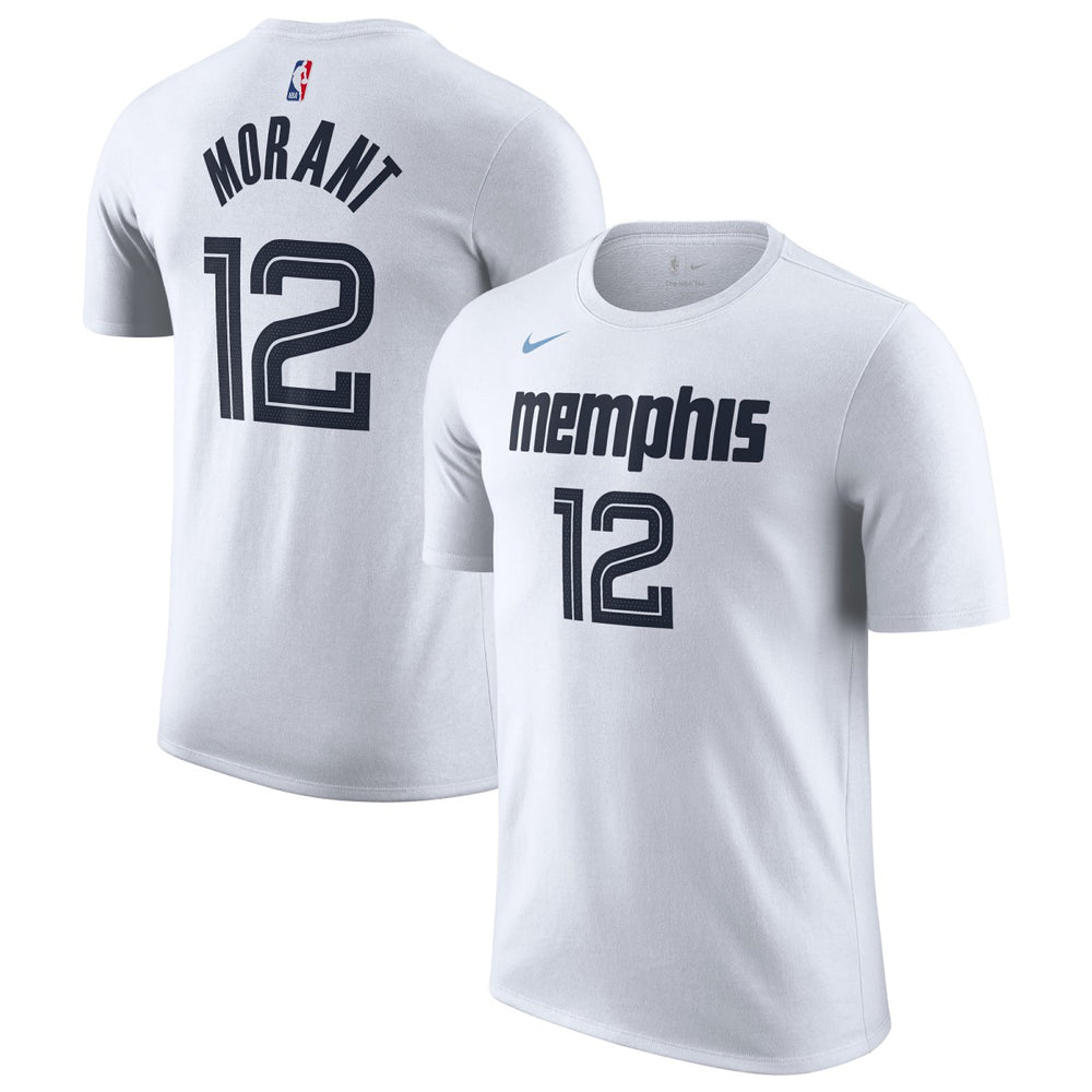 Ja Morant Memphis Grizzlies Unisex 2025/26 City Edition Name & Number T-Shirt White - NBA