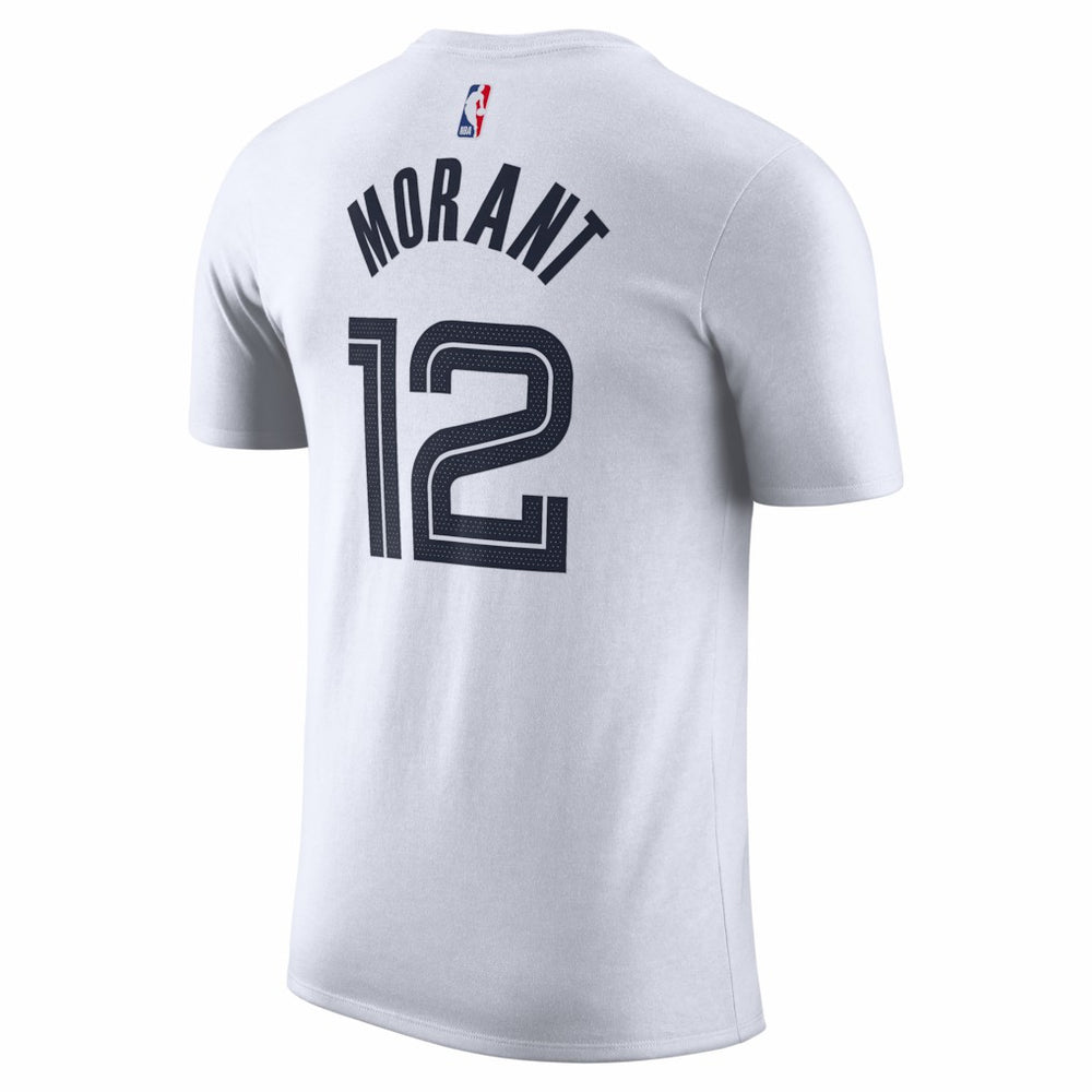 Ja Morant Memphis Grizzlies Unisex 2025/26 City Edition Name & Number T-Shirt White - NBA