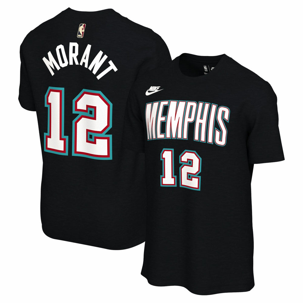 Ja Morant Memphis Grizzlies Unisex Name & Number T-Shirt Classic Edition Black - NBA