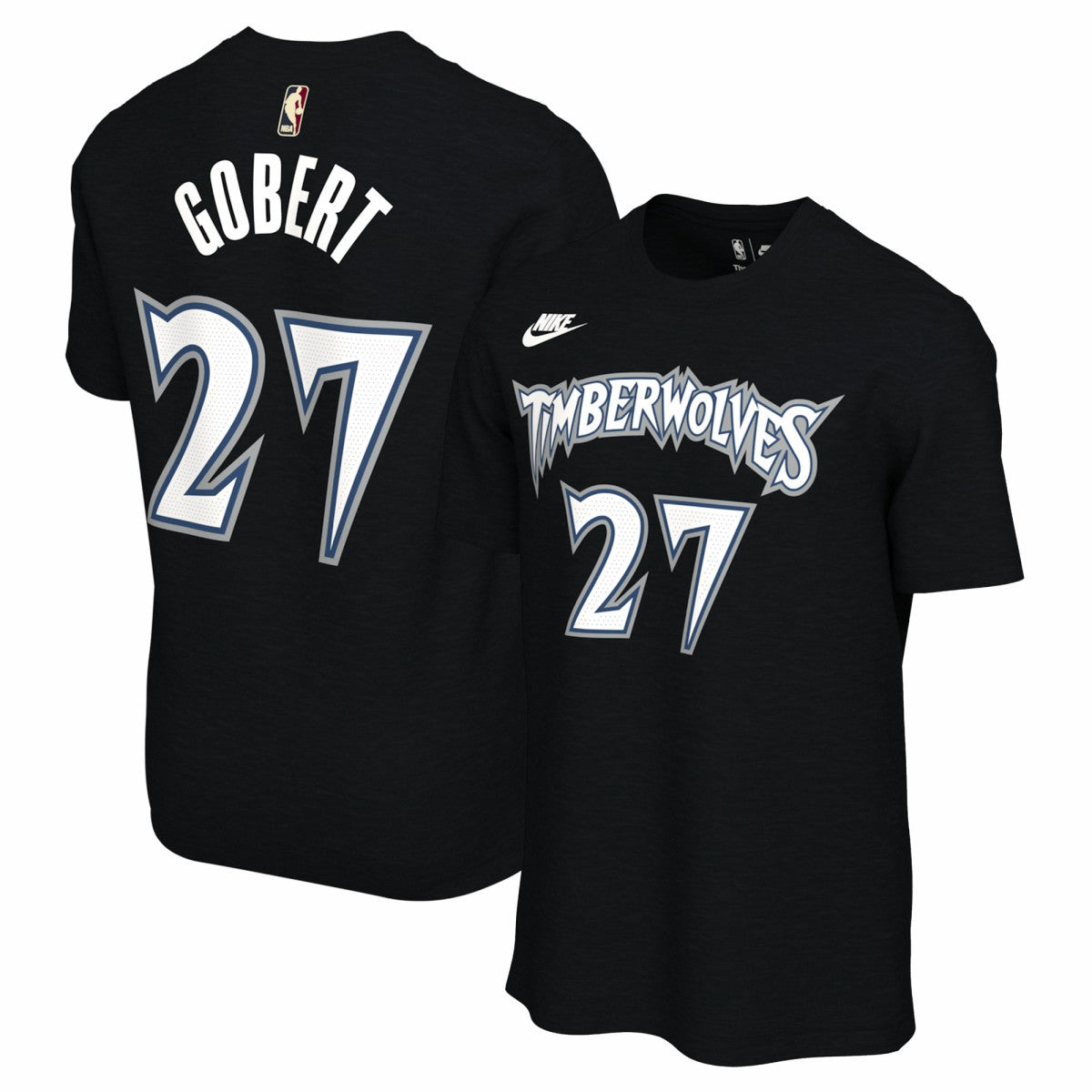 Rudy Gobert Minnesota Timberwolves Unisex Name & Number T-Shirt Classic Edition Black - NBA