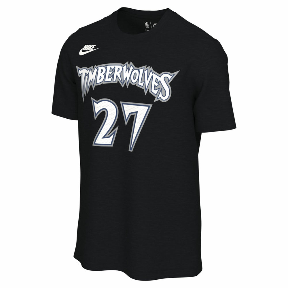 Rudy Gobert Minnesota Timberwolves Unisex Name & Number T-Shirt Classic Edition Black - NBA