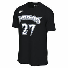 Rudy Gobert Minnesota Timberwolves Unisex Name & Number T-Shirt Classic Edition Black - NBA