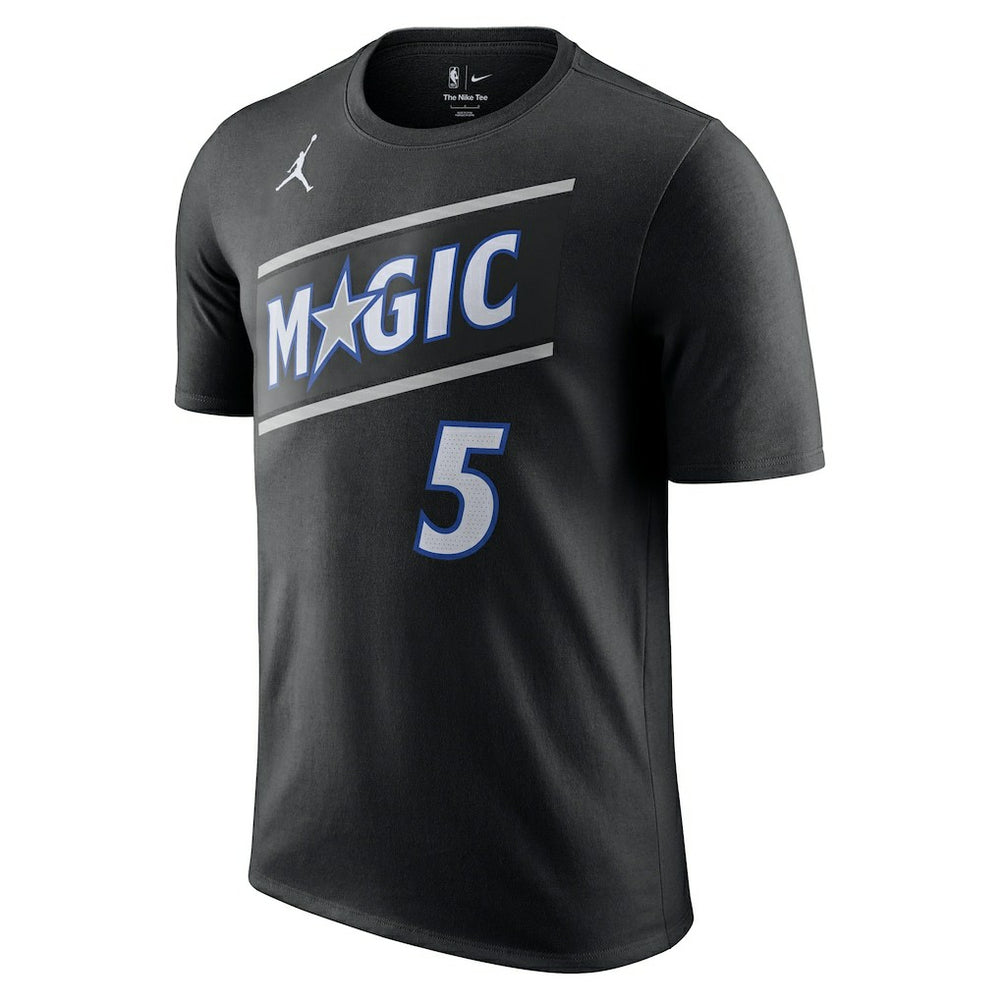 Paolo Banchero Orlando Magic Jordan Brand Unisex Name & Number T-Shirt Statement Edition Black - NBA