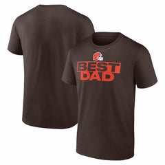 Cleveland Browns Best Dad Father's Day T-Shirt Brown | NFL